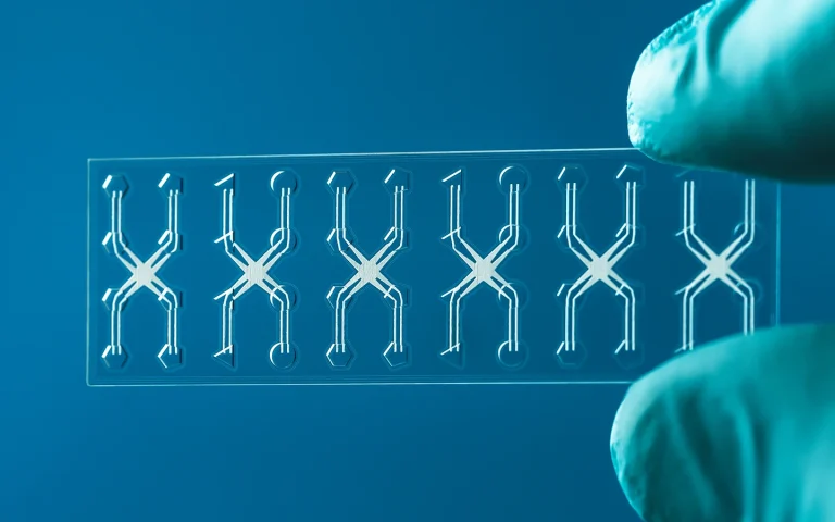 带通道封闭的微流控芯片制造