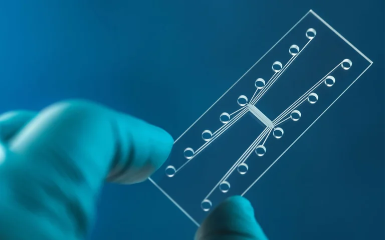 带通道封闭的微流控芯片制造