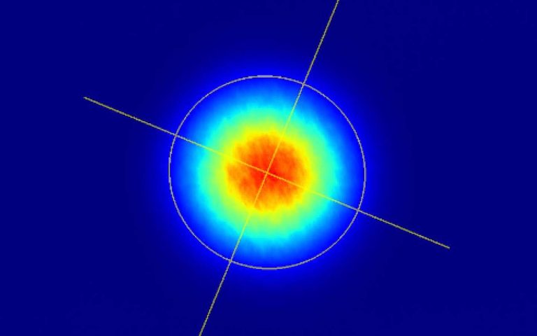 CARBIDE-CB3-20W 的典型光斑