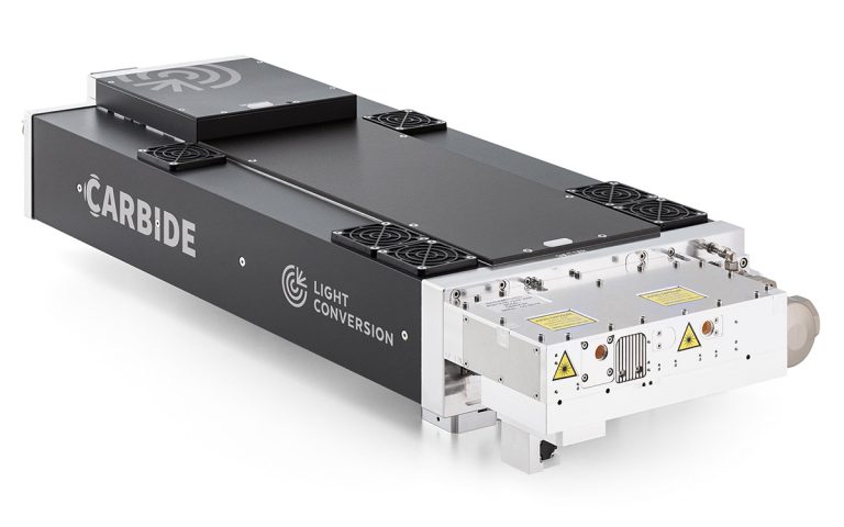 集成了 2H 谐波模块的 CARBIDE-CB5 飞秒激光器