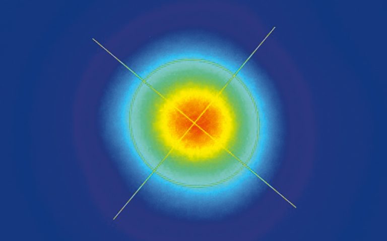 典型 2H 光斑 CARBIDE-CB5 (100 kHz, 3.4 W)